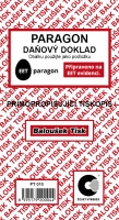 Paragon-Daňový doklad PT010 - samopropisovací, 8x15 cm, 50 listů