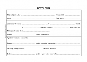 Dovolenka ET075 - A6, 50 listů