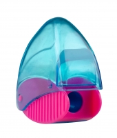 Plastové ořezávátko Kores Snappy - 1 otvor, mix barev