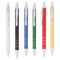 Kuličkové pero Monta - 0,8 mm, kovové, mix barev