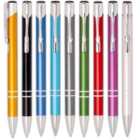 Kuličkové pero Alba - 0,8 mm, kovové, mix barev
