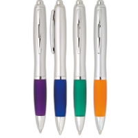 Kuličkové pero Terno - 0,8 mm, plastové, mix barev - DOPRODEJ