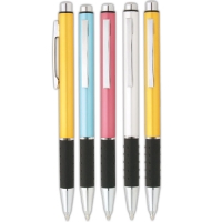Kuličkové pero Biana - 0,7 mm, kovové, mix barev - DOPRODEJ