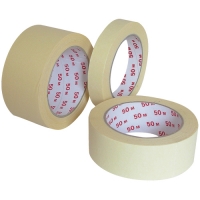 Maskovací páska krepová - akryl, do 60°C, 15 mm x 50 m - DOPRODEJ