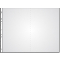 Prospektový obal U na šířku - A3, 2xA4, lesklý, 80 my, transparentní, 50 ks