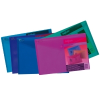 Spisové desky s drukem DL Elektra - plastové, mix barev - DOPRODEJ