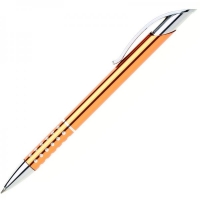 Kuličkové pero Aula - 0,8 mm, kovové, mix barev - DOPRODEJ