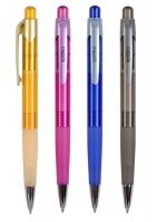 Kuličkové pero Spoko - 0,5 mm, plastové, mix barev
