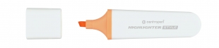 Zvýrazňovač Centropen Highlighter Style Soft 6252 - klínový hrot, 1-4,6 mm, oranžový
