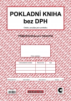Pokladní kniha bez DPH PT238 - samopropisovací, 21x29,7 cm, 50 listů