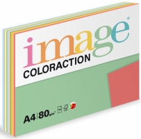 Barevný papír A4 Image Coloraction Top mix - mix barev, 80 g, 10x25 listů