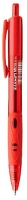 Kuličkové pero Luxor Micra - 0,7 mm, plastové, červené
