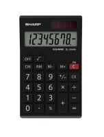 Stolní kalkulačka Sharp EL-310 ANWH - 1 řádek, 8 znaků, černá