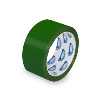 Balící lepící páska - akryl, 48 mm x 66 m, zelená