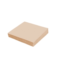 Papírové ubrousky - 33x33 cm, jednovrstvé, 100% celulóza, natural, 100 ks - DOPRODEJ