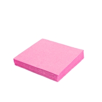 Papírové ubrousky - 33x33 cm, třívrstvé, 100% celulóza, růžový, 20 ks