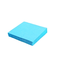 Papírové ubrousky - 33x33 cm, třívrstvé, 100% celulóza, světle modré, 20 ks
