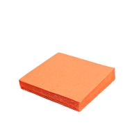Papírové ubrousky - 33x33 cm, třívrstvé, 100% celulóza, oranžový, 20 ks