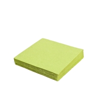 Papírové ubrousky - 33x33 cm, třívrstvé, 100% celulóza, žlutozelený, 20 ks