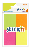 Samolepící bloček Stick n Hopax Notes - 38x51 mm, 4x50 listů, neon, 4 barvy