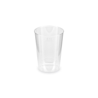Plastový kelímek Krystal 0,1 l - PS, transparentní, 40 ks
