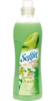 Aviváž Softin - spring fresh, zelená, 1 l