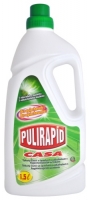 Univerzální čistící prostředek Pulirapid Casa - s alkoholem a čpavkem, bílý muškát, 1,5 l