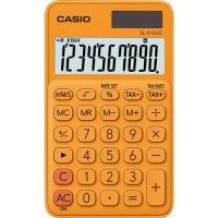 Stolní kalkulačka Casio SL 310UC RG - 1 řádek, 10 znaků, oranžová - DOPRODEJ