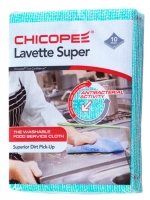 Odolné hygienické utěrky Chicopee Lavette Super 74532 - antibakteriální, FCC, 51x36cm, netkaná textilie, zelené, 10 ks