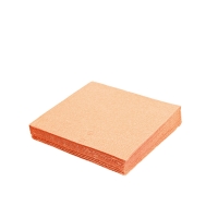 Papírové ubrousky - 33x33 cm, dvouvrstvé, 100% celulóza, apricot, 250 ks
