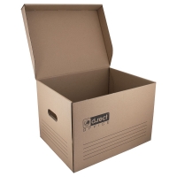 Archivační box D.Rect 2100 - extra pevný, 431x333x294 mm, 420 g, hnědý