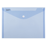 Spisové desky s drukem A4 Opaline - plastové transparentní, modré