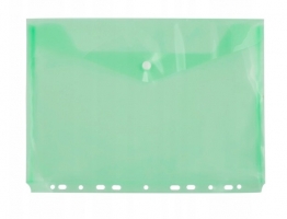 Závěsné spisové desky s drukem A4 - plastové, transparentní, zelené