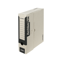 Archivační krabice na pořadač Emba 75 Colour - 330x260x75 mm, hnědo-černá