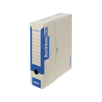 Archivační krabice na pořadač Emba 75 Colour - 330x260x75 mm, hnědo-modrá