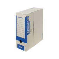 Archivační krabice na pořadač Emba 110 Colour - 330x260x110 mm, hnědo-modrá
