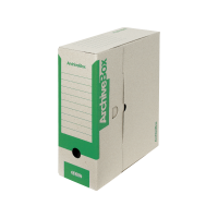 Archivační krabice na pořadač Emba 110 Colour - 330x260x110 mm, hnědo-zelená