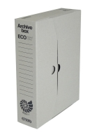 Archivační krabice na pořadač Emba 75 Economy - 325x240x75 mm, hnědo-černá