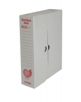 Archivační krabice na pořadač Emba 75 Economy - 325x240x75 mm, hnědo-červená
