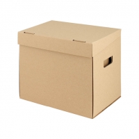 Archivační box Emba I/3x75 S - 350x240x300 mm, hnědý