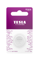 Lithiová knoflíková baterie Tesla 3 V - typ CR1616, blistr, 1 ks