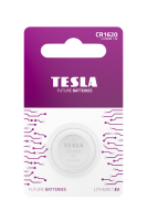 Lithiová knoflíková baterie Tesla 3 V - typ CR1620, blistr, 1 ks
