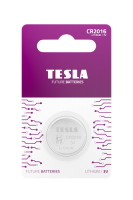Lithiová knoflíková baterie Tesla 3 V - typ CR2016, blistr, 1 ks - DOPRODEJ