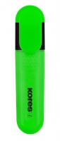 Zvýrazňovač Kores Bright Liner Plus - klínový hrot, 0,5-5 mm, zelený
