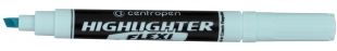 Zvýrazňovač Centropen Highlighter Flexi Soft 8542 - klínový hrot, 1-5 mm, modrý