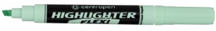 Zvýrazňovač Centropen Highlighter Flexi Soft 8542 - klínový hrot, 1-5 mm, zelený