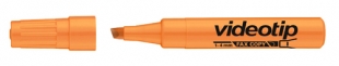 Zvýrazňovač Videotip - klínový hrot, 1-4 mm, oranžový