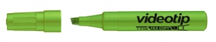 Zvýrazňovač Videotip - klínový hrot, 1-4 mm, zelený