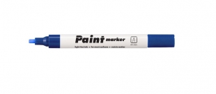 Lakový popisovač Centropen Paint Marker 9100 - klínový hrot, 1-5 mm, modrý