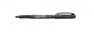 Permanentní popisovač Centropen OHP Marker 2634 S - 0,3 mm, černý